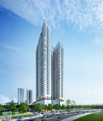 Phối cảnh các khối tháp Hải Đăng City giai đoạn 2 trong Hồ sơ năng lực DOHOME